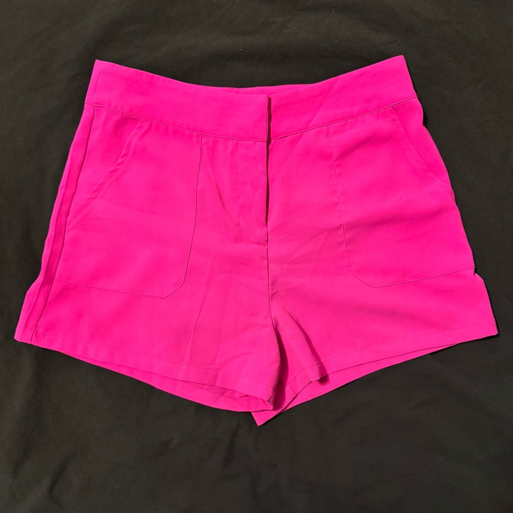 TCEC Hot Pink High Waist Women's Shorts